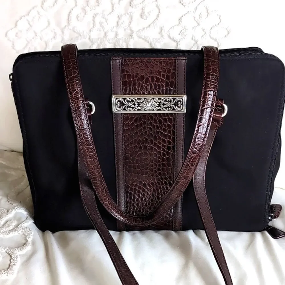 Brighton -One World Satchel, Briefcasette -Dual Handle Shoulder Bag